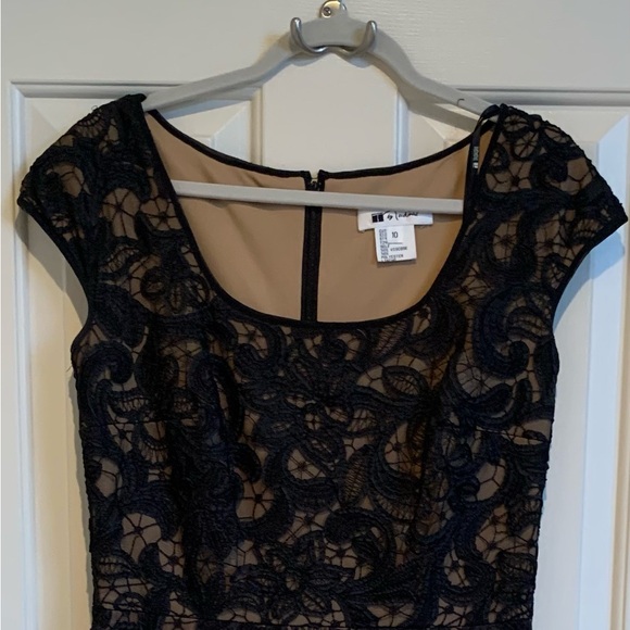 T by Tadashi black lace dress. Size 10. EUC - Picture 2 of 5